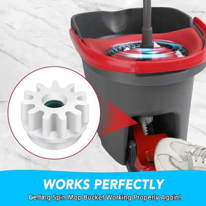 Upgrade your cleaning experience with the Home Times 2pcs Easy-to-Use Broom Rotary Replacement. This replacement features a One-Way Clutch Bearing and is compatible with O-Cedar and Vilida Mop Buckets. Perfect for use in the bedroom, kitchen, living