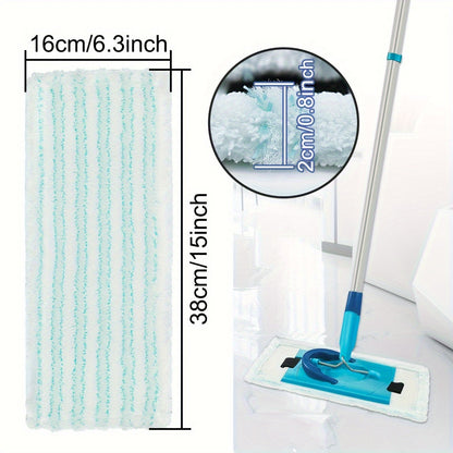 The DLAIMI Replacement Mop Cloth is compatible with Leifheit/Leifer Clean Microfiber Mops and provides superior dirt and water absorption for wet and dry cleaning. It is effortless to clean and perfect for upkeeping balconies, living rooms, bedrooms, and