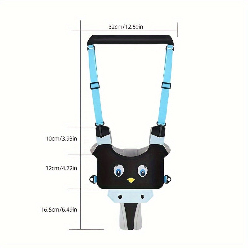 Baby Walker Harness - Toddler Walking Assistant and Handheld Walking Aid. Keep your child safe and secure with this Kids Safety Belt Support. Perfect Infant Walk Learning Trainer Tool for children aged 0-3 years. Made from durable polyester material.