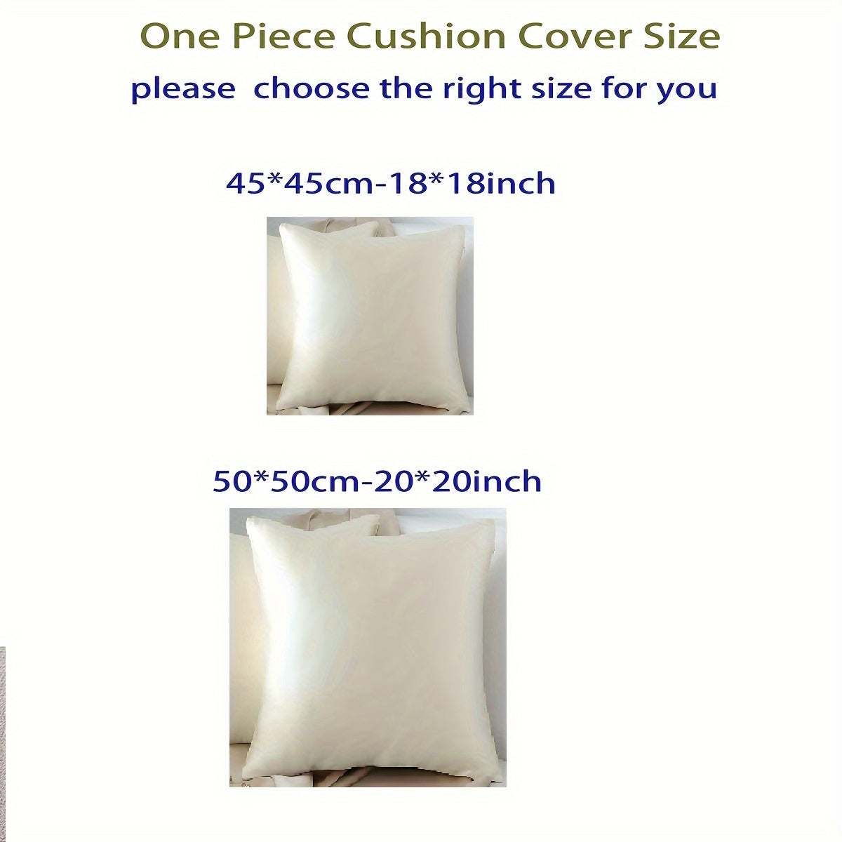 This satin cushion cover features a soft and silky texture, with a convenient zipper opening for easy removal. Perfect for adding a touch of elegance to your home, office, or living room decor. Pillow core not included.