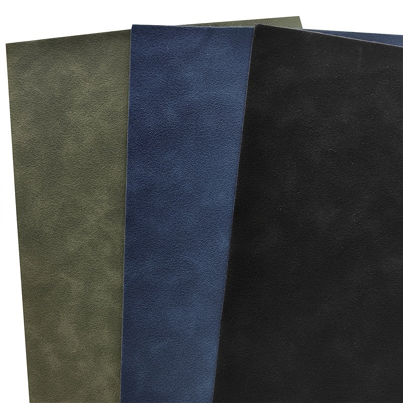 1 piece of soft smooth synthetic suede PU faux leather fabric for DIY wallets and bags.