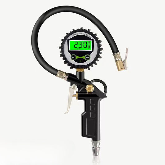 Precision Digital LCD Tire Pressure Gauge, versatile for cars, trucks, bikes with user-friendly design and crystal-clear display.