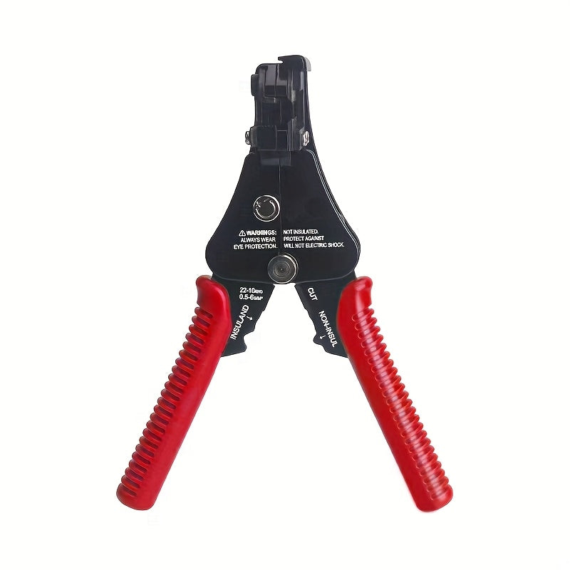 1pc Automatic Wire Stripper: Versatile tool for electrical wire stripping, cutting, and crimping.