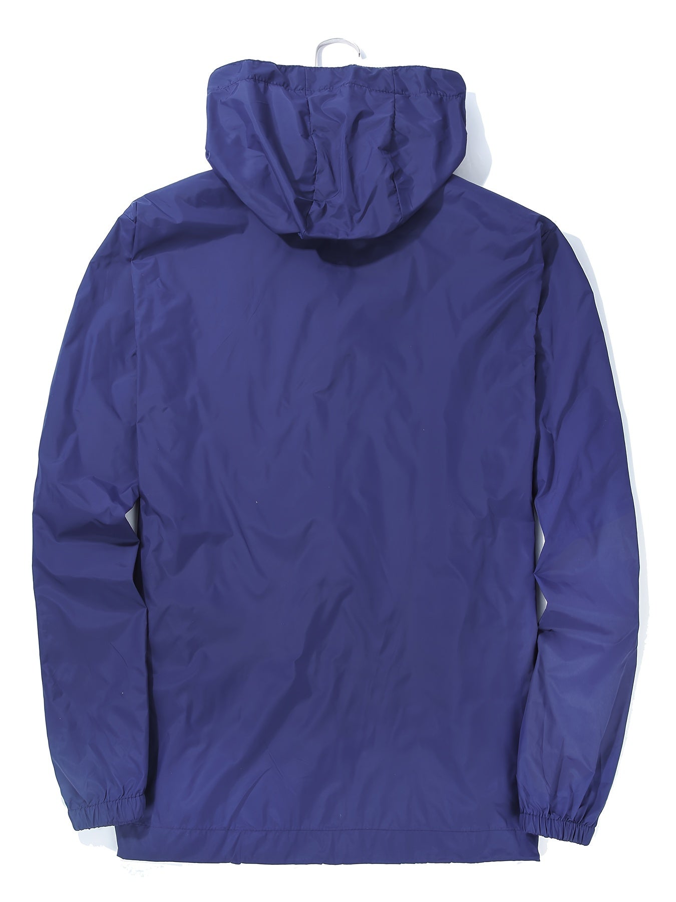 Men's fashion hooded jacket for outdoor summer activities, UV protection, quick-dry, lightweight.