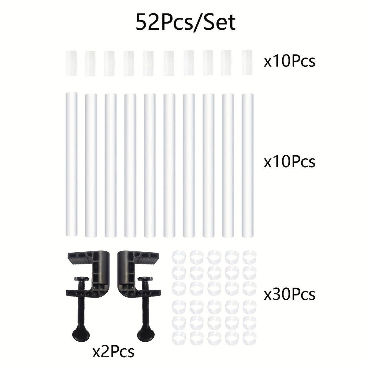 Kit for customizable balloon arch and column stands for table decorations at weddings, baby showers, and birthday parties, including adjustable arch kit and 160.02 cm balloon tower stand with pole and water-fillable base.