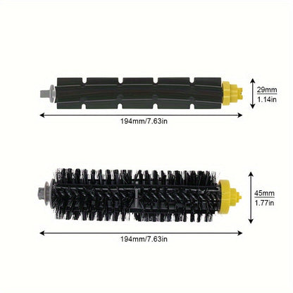 Upgrade your robot vacuum cleaner with the ePathChina 4-Pack of Replacement Main Roller Brushes. Featuring durable ABS and nylon bristles, these non-electric automatic sweeping floor cleaner accessories will keep your floors looking their best.