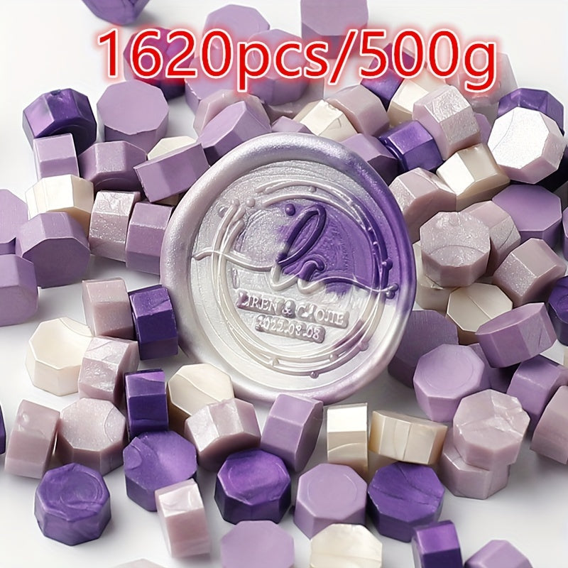 1620pcs/500g Octagonal wax particles for envelope special mud DIY gift box sealing wax retro bulk sealing wax particle