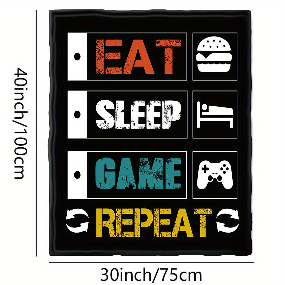 Cozy up with this soft flannel gaming throw blanket, perfect for couches and beds. Ideal for both gameplay and relaxation.