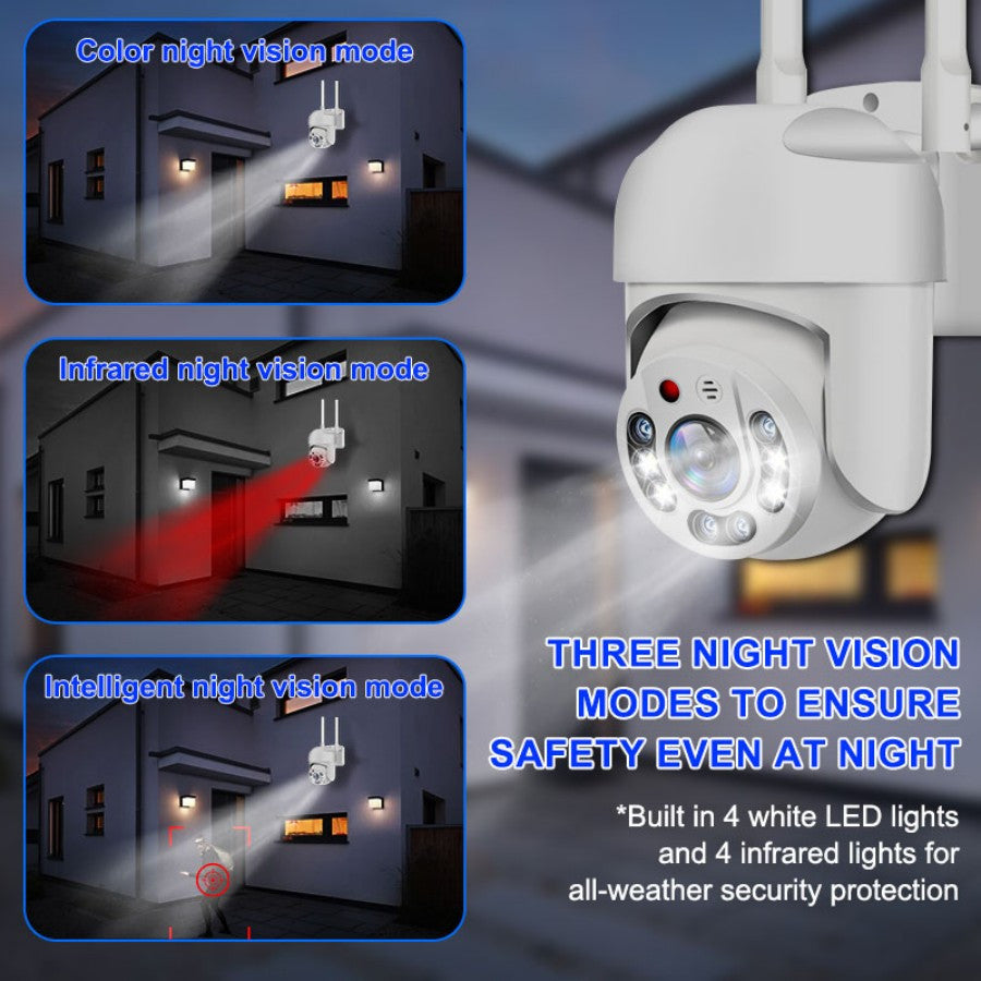 Introducing the THIRYWO 2MP Wireless Security Camera System, featuring 2.4 WiFi connectivity, Full Color Night Vision, Audio CCTV Monitoring, and a 360 IP Camera perfect for home and pet surveillance. Keep an eye on your beloved pets with the Pet Room