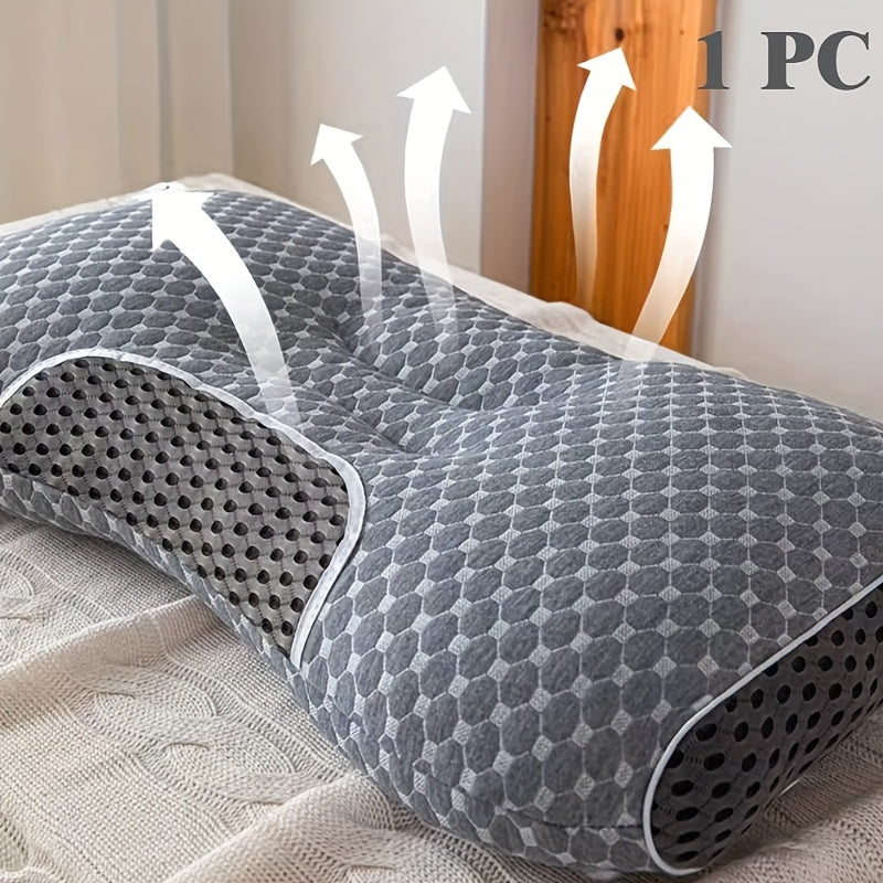 1 or 2 Cervical Pillows for all sleep positions with breathable pillowcase (1000g/2000g)