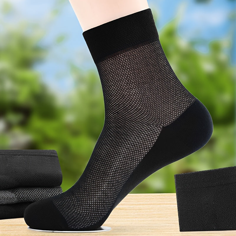 3 pairs of men's low cut cotton blend socks, anti odor & sweat absorption, perfect for summer and outdoor activities.