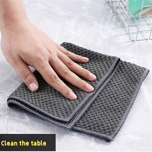 UltraSoft Waffle Weave Dish Cloths, 5-Pack of Quick-Dry Absorbent Microfiber Cleaning Towels for Kitchen, Bathroom, Living Room, and Outdoor Use - Reusable Towels for Home and Hotel