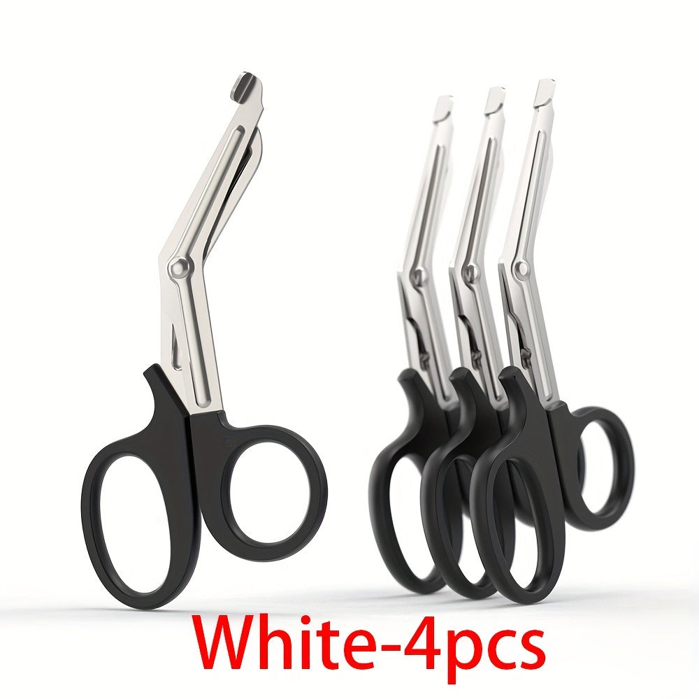 4pcs 6-Inch Titanium Scissors with Non-Stick, Durable Blades for Medical Professionals