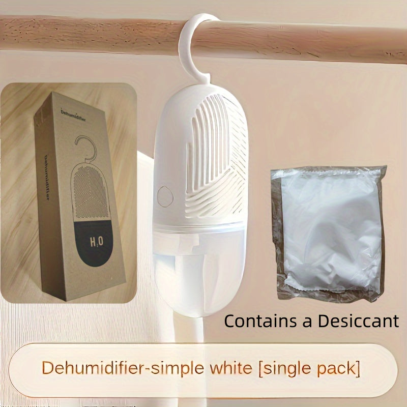 Get a 3-piece set of Wardrobe Dehumidifiers with Desiccant Supply that includes a strong hanging dehumidifier and air freshener. Perfect for protecting against moisture in cabinets and wardrobes, especially in small areas. Fulfill your desiccant supply