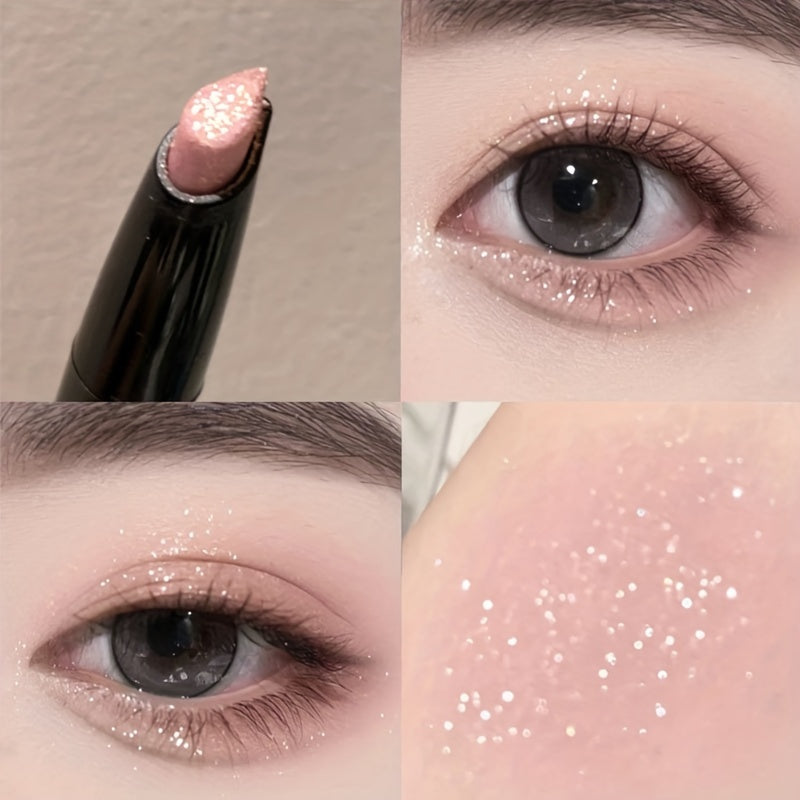 Choose from 6 colors of HERORANGE Glitter Highlighter Eyeliner Stick with Sparkle Rhinestones.