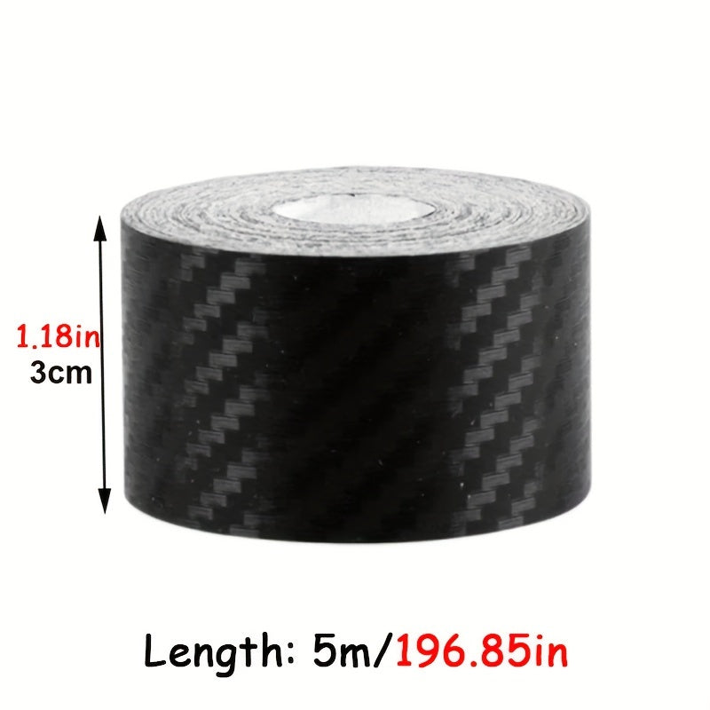 3D carbon fiber sticker film for car protection against scratches.