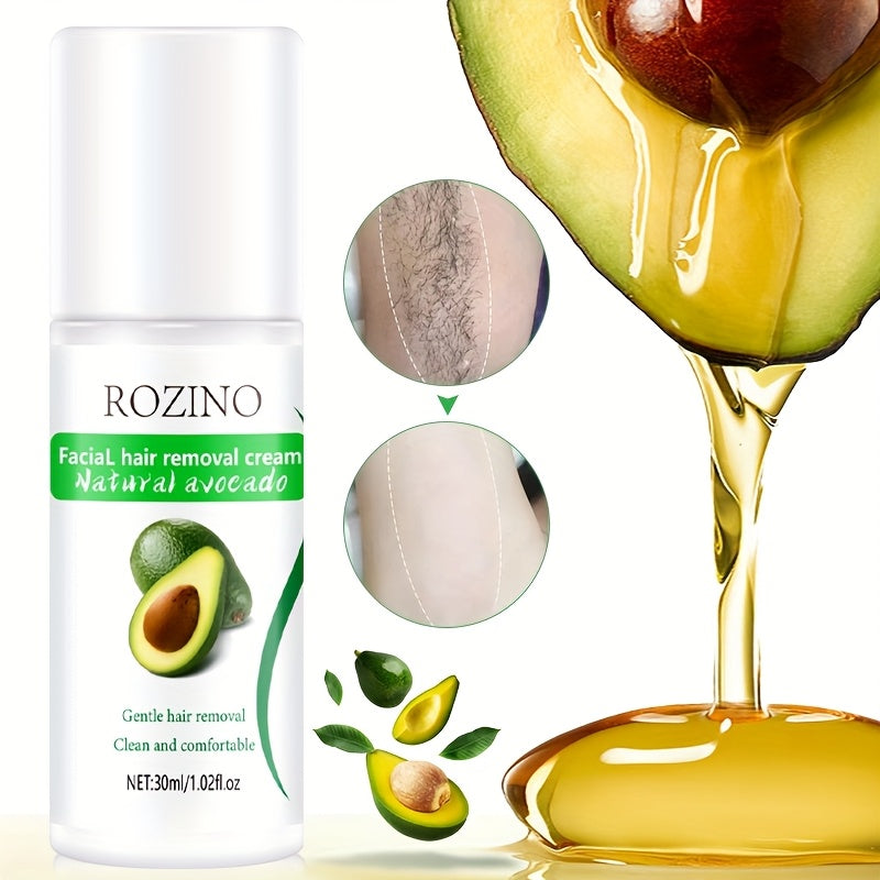 Avocado Hair Removal Cream eliminates body hair without leaving black spots.