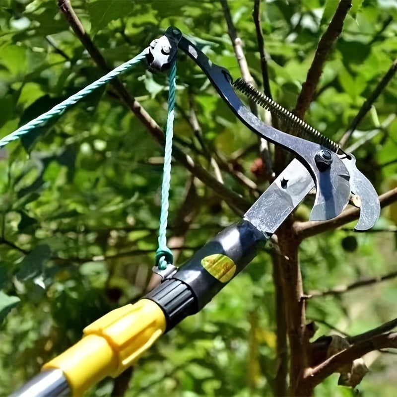 1 High Aerial Extension Pruner with Cord for trimming branches and picking fruit in the garden.