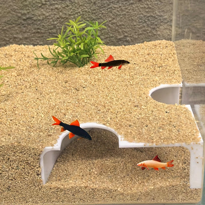 Fish Tank Cave Tunnel made of ABS Plastic with Observation Window for Fish Game and Resting Room, Aquarium Decor, Pet Supplies