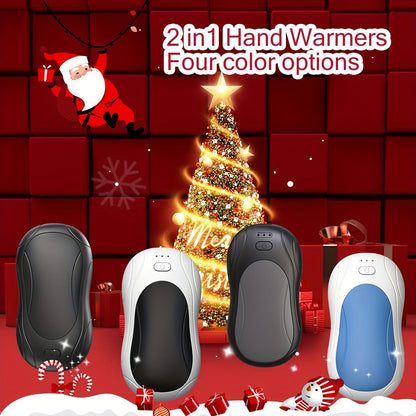 Get a pair of 2-Pack Portable Hand Warmers, with Rechargeable Magnetic Electric Heating Pads made from ABS Material. These hand warmers come with USB Charging and a 3000mAh Lithium Battery. Perfect for keeping warm at home, in the kitchen, or on outdoor