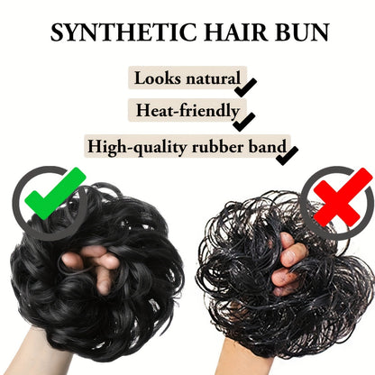 The H2 hair is made of high-quality PET material and the connection between the hair tie and the wig is sewn on, providing a superior appearance and gloss compared to 90% of products on the