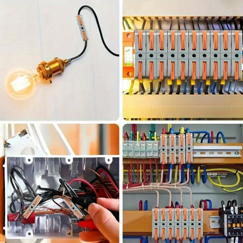 Multifunctional quick connect terminals for circuit splicing, ideal gift for DIY enthusiasts.