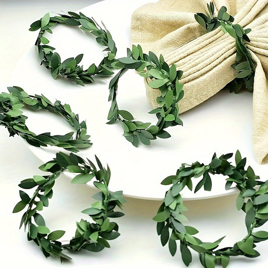 Set of 10 Faux Vine Rings, Ideal for Various Occasions