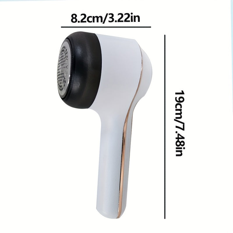 Portable fabric hair remover with USB-powered hairball trimmer for home use, suitable for wool pilling clothing. Features a rechargeable lithium battery with 800mAh capacity.