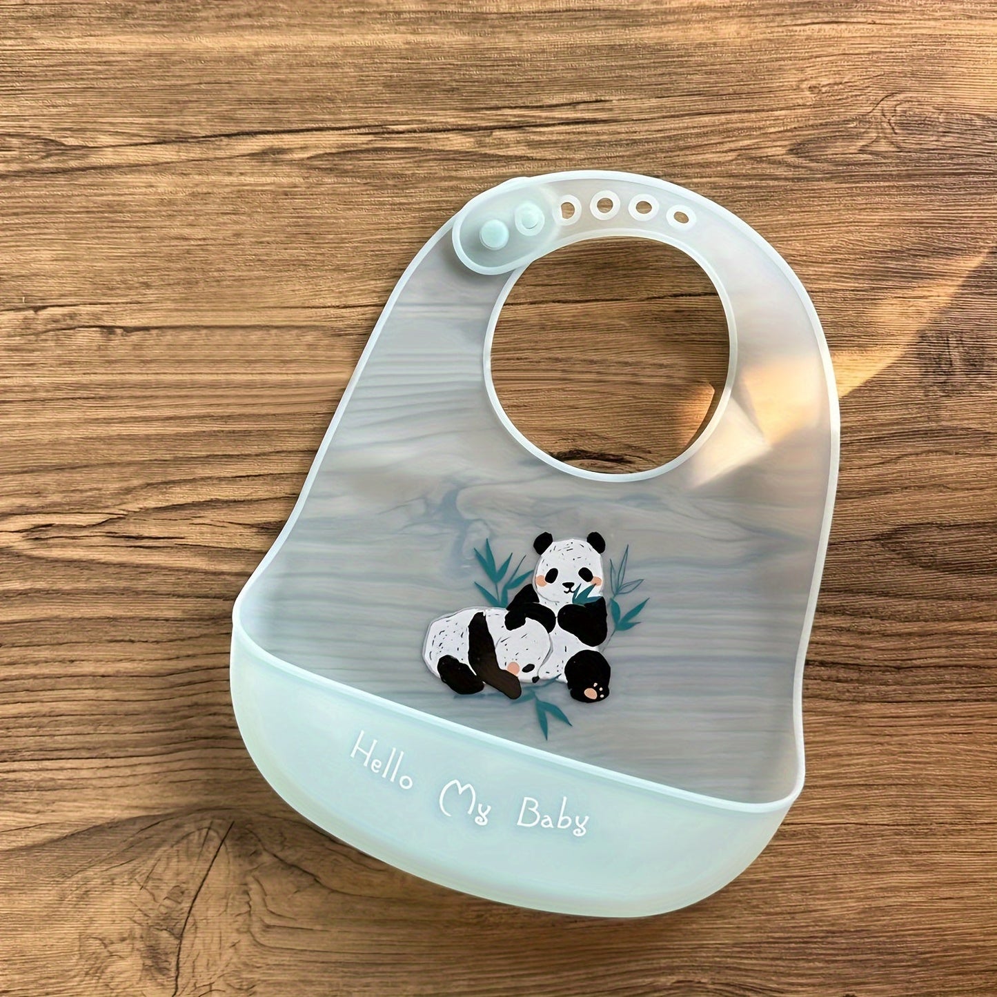 Soft and durable feeding bibs with adjustable neck band for cute babies, waterproof and adorable.