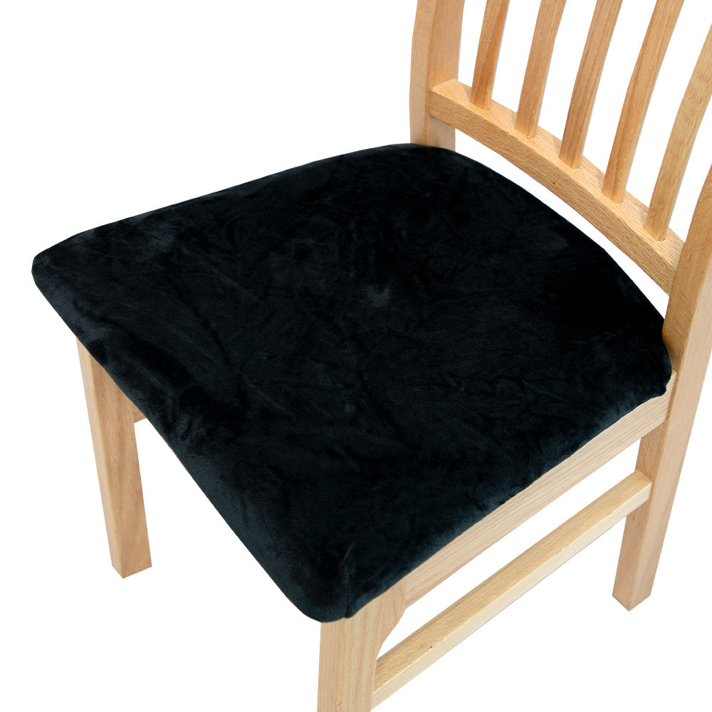 1 piece of velvet dining chair slipcovers for home or event decor.