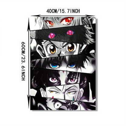 1-piece anime eyes art poster canvas painting, 40x60cm, modern home decoration for living room or kids bedroom, unframed.