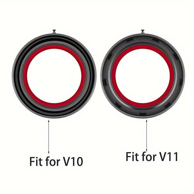 Upgrade your Dyson V10/V11 Vacuum Cleaner with a Long-lasting PVC Dust Bin Seal Ring for Improved Suction and Performance