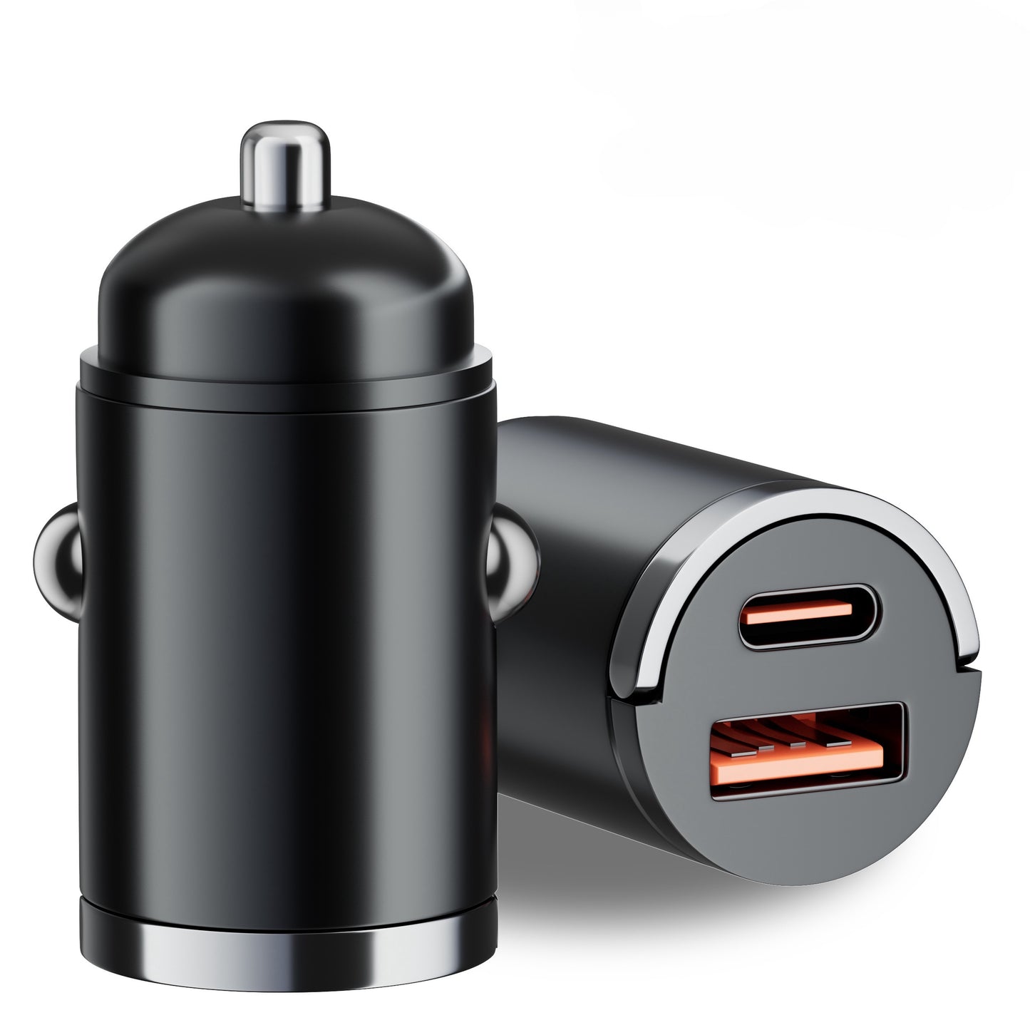 TIENSUN 100W Dual Port Car Charger, Super Fast Charging with QC & Type C, Compact and lightweight design, Compatible with iPhone, Galaxy, Pixel - Car Plug Power Mode, ≤36V Operating Voltage.