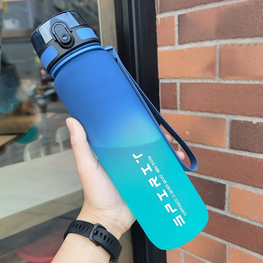 1pc Sports Water Bottle in various sizes (500ml/650ml/1000ml), perfect for camping, hiking, fitness, and outdoor activities. Great birthday gift idea.