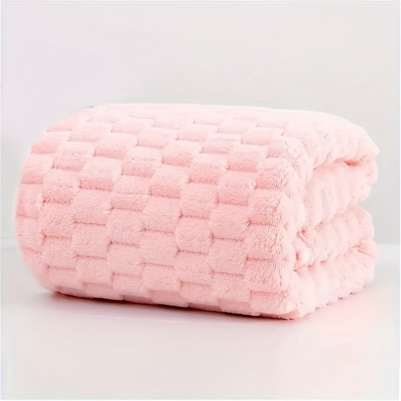 Soft, absorbent microfiber bath towels ideal for daily use, gym, and travel. Fragrance-free, quick-drying waffle weave design. Great for hair drying.