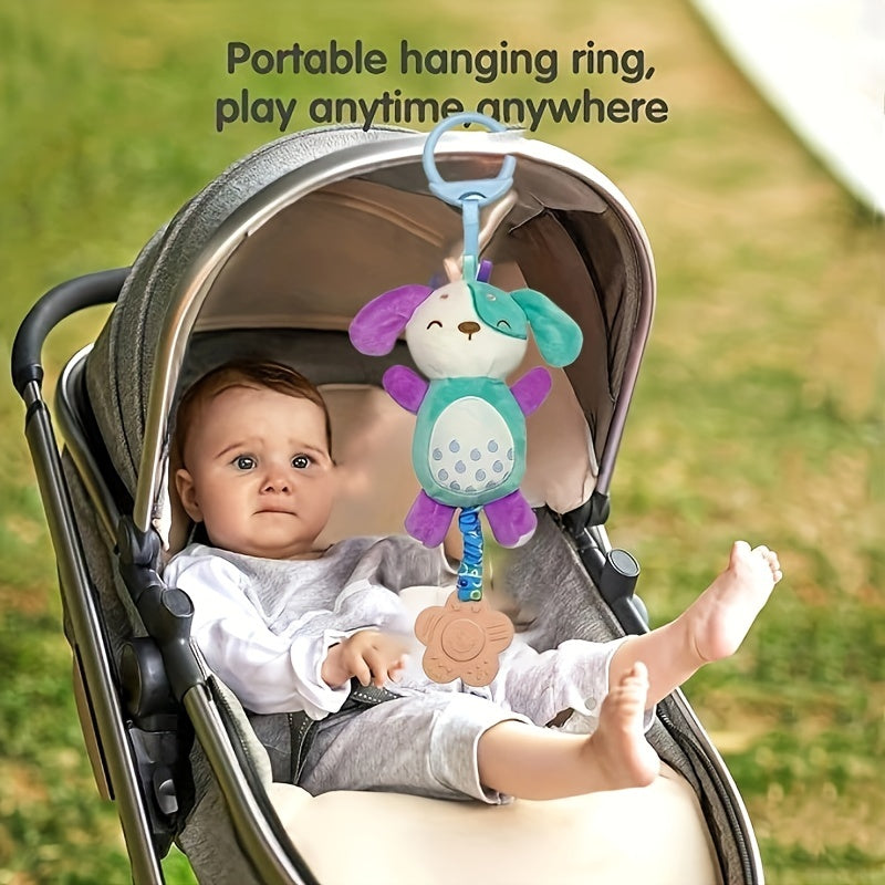 WELLFAR Plush Wind Chime Toy for Kids - Cute Cartoon Animal Bell Pendant, Made of Soft Fabric, Available in Various Colors