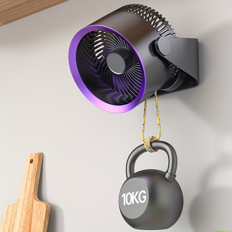 Versatile Large Wind Volume Rotating Fan, great for kitchen, living room, office, desk, bathroom, outdoor camping, and more!