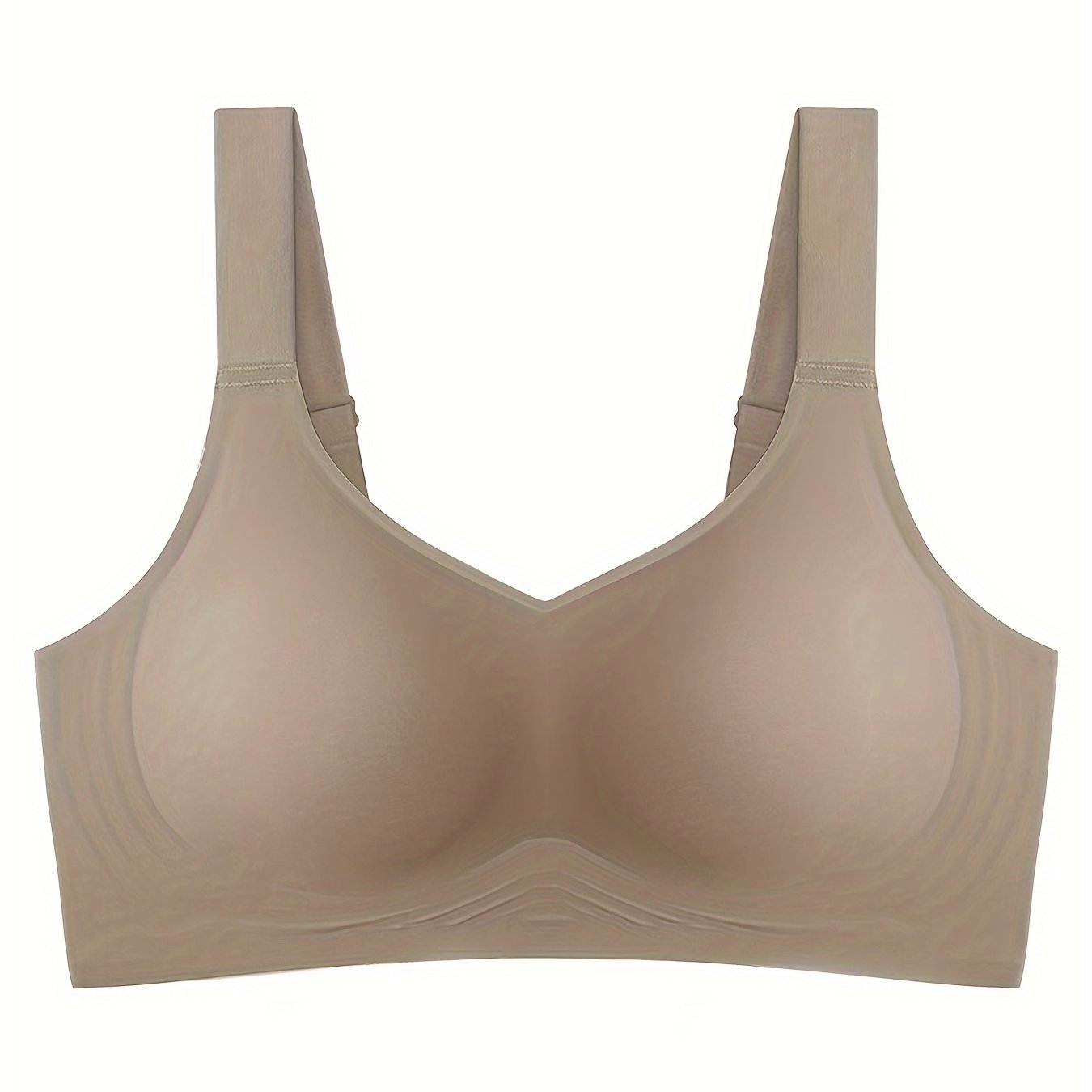 Women's seamless sleep push-up bra