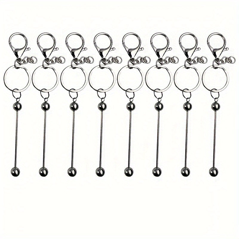 8pcs/22pcs DIY Silvery Ladies Keychain for Halloween, Easter, and Christmas