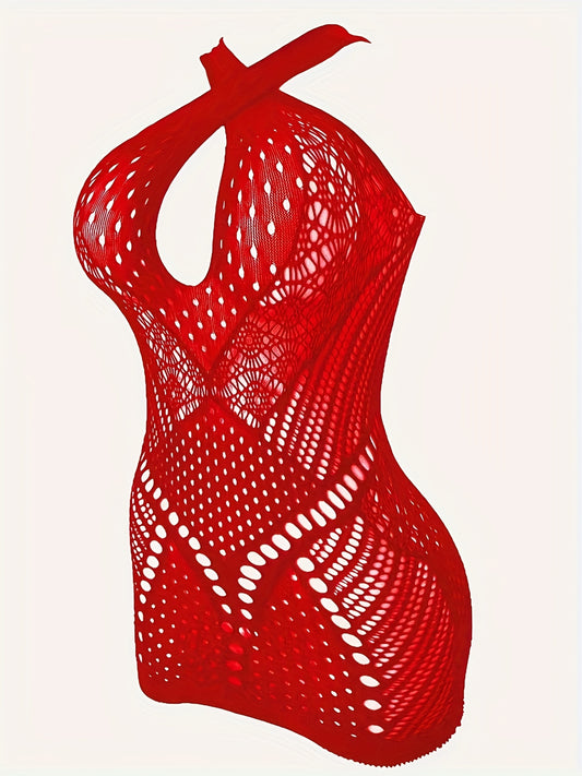 Stylish mesh bodycon dress in European and American styles for a sexy look.