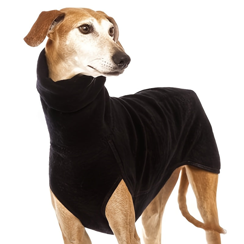 Warm, windproof vest for large dogs - ideal for fall and winter.