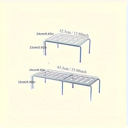 Space-Saving Plastic Shelf: Multipurpose Storage Rack for Kitchen, Wardrobe, Dorm Room, and Slippers Organizer