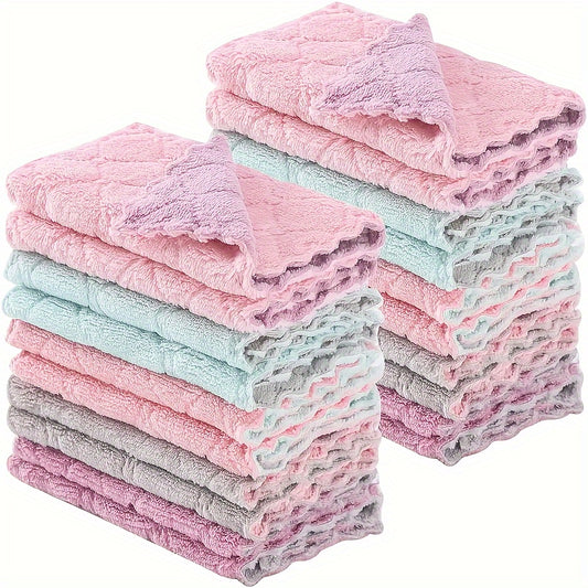 10 premium cotton hand towels for kitchen and bathroom - ultra absorbent and durable for efficient cleaning, multi-purpose.