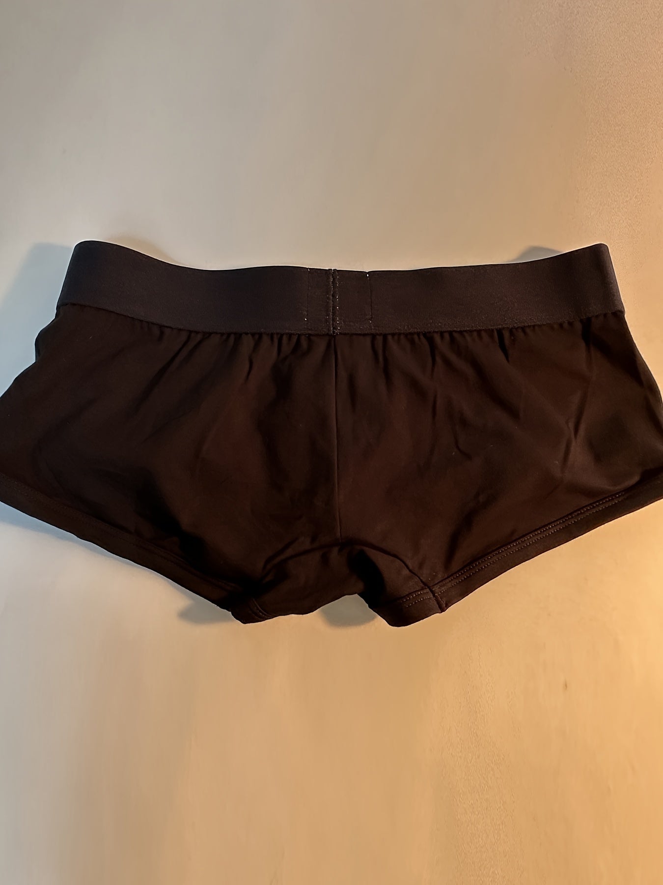 2 Men's Low Waist Cotton Boxer Briefs, Stretchy and Breathable