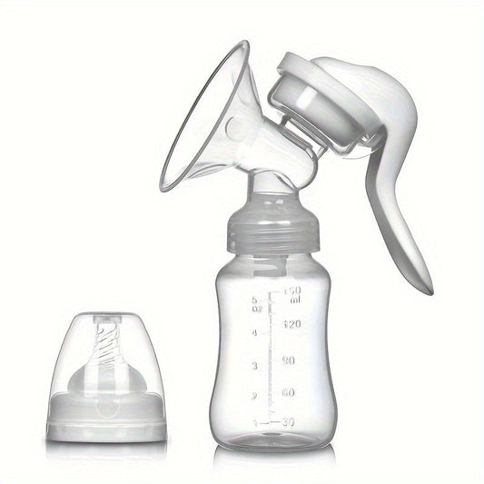 Manual breast pump made from food grade PP, perfect for Christmas, Halloween, Thanksgiving, New Year's, and Valentine's Day gifts for women.