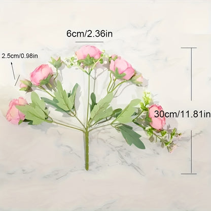 1 Artificial Peony Flower Stem for DIY use at weddings, offices, parties, and homes.