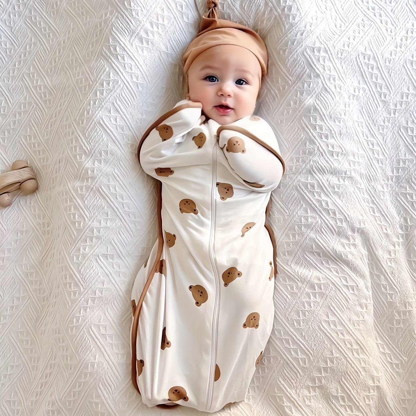 Newborn Baby Sleeping Bag with Anti-shock Feature, Light Zipper, and Crawling Suit - Perfect Halloween or Christmas Gift for Baby.