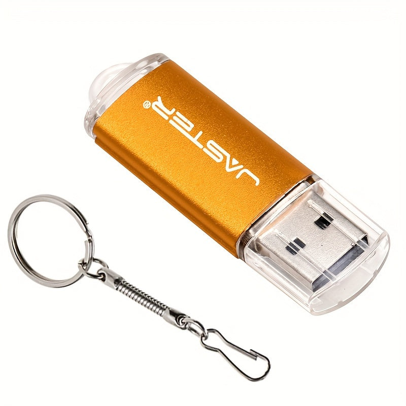 JASTER Mini USB Flash Drive in various sizes and colors with free key chain, ideal as creative gifts.