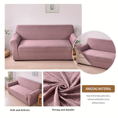 1-piece non-slip stretch sofa slipcover for universal use in bedrooms, offices, living rooms, and homes to protect furniture from dust.