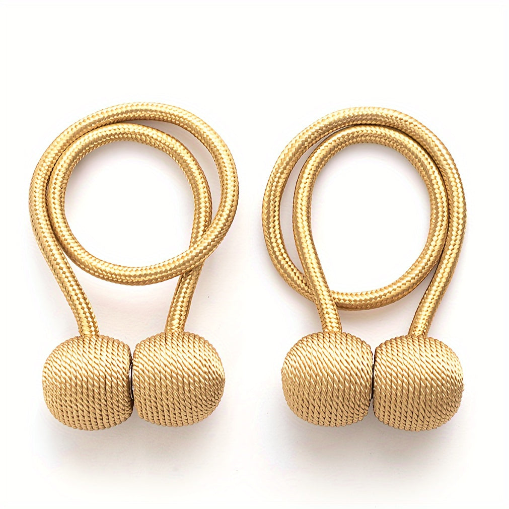 2 Earphone-style Magnetic Buckle Hooks for bathroom shower curtains